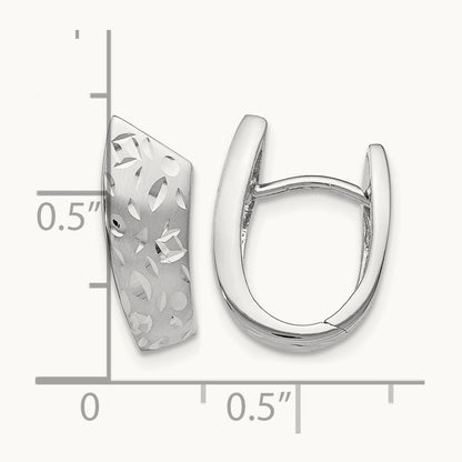 RH-plated Radiant Essence D/C Earrings, Sterling Silver — Leslie's