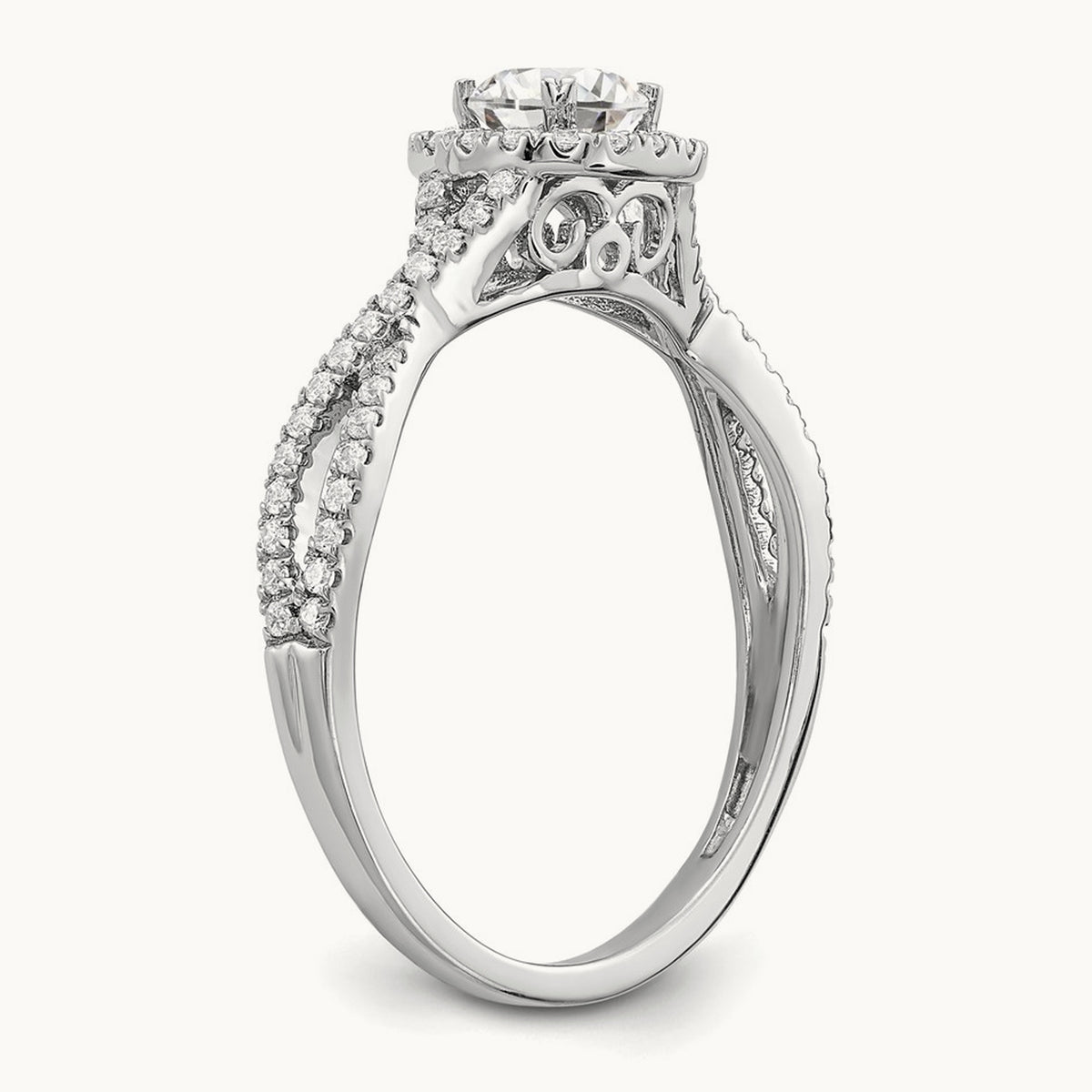 Semi-Mount Engagement Ring, 0.25 ct tw