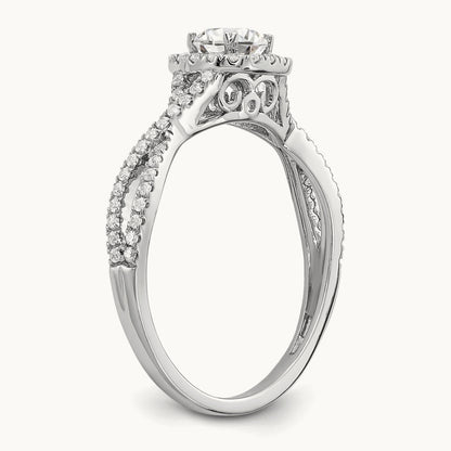 Semi-Mount Engagement Ring, 0.25 ct tw