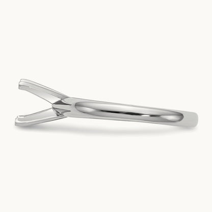1ct. Medium-Weight 4-Prong Solitaire Mounting, 14K White Gold