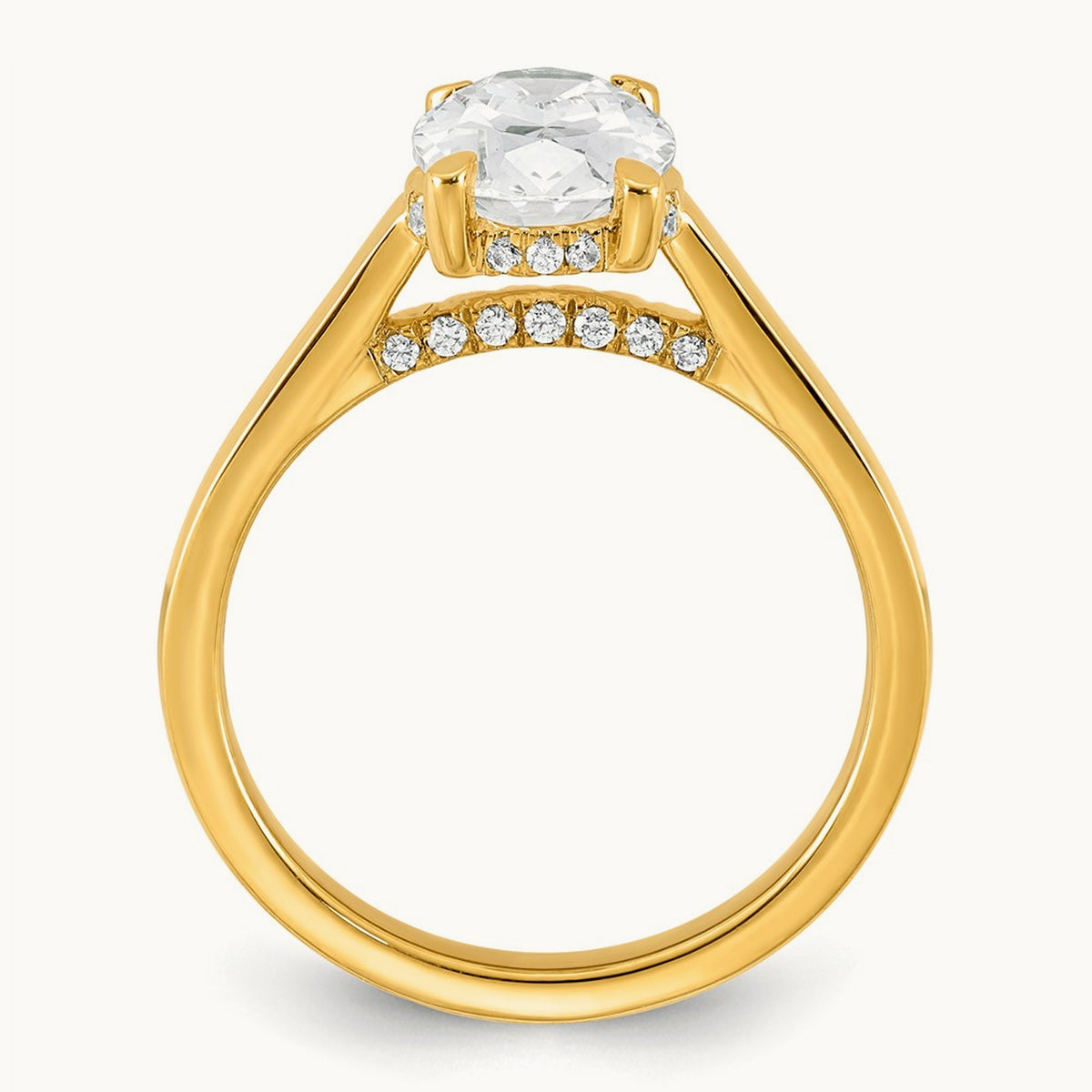 Oval Ring, 2.25 ct tw Lab-Grown Diamond