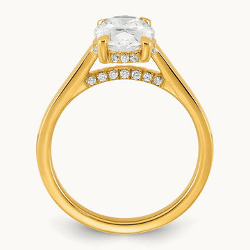 Oval Ring, 2.25 ct tw Lab-Grown Diamond