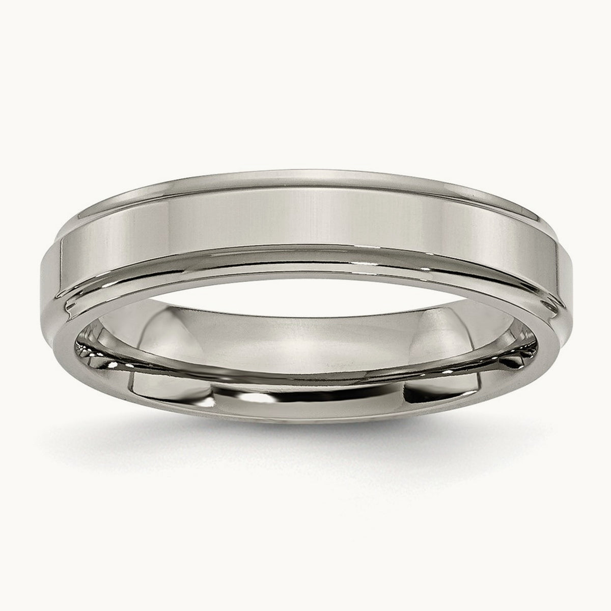 Polished Ridged Edge Band — photo set