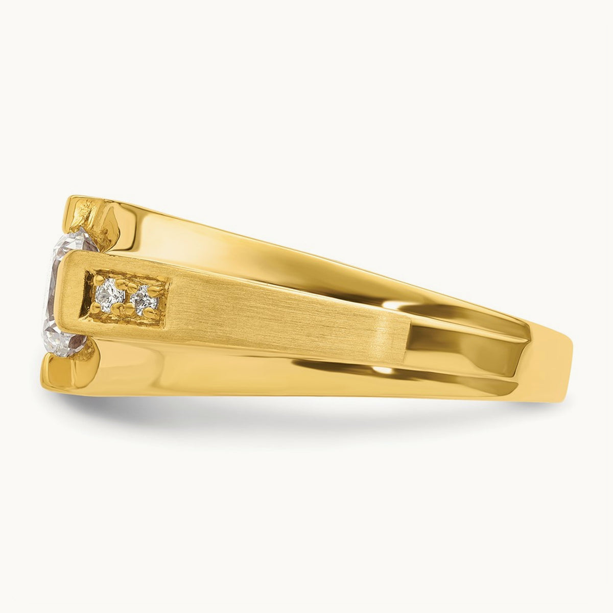 Men's Ring, 0.50 ct tw Lab-Grown Diamond