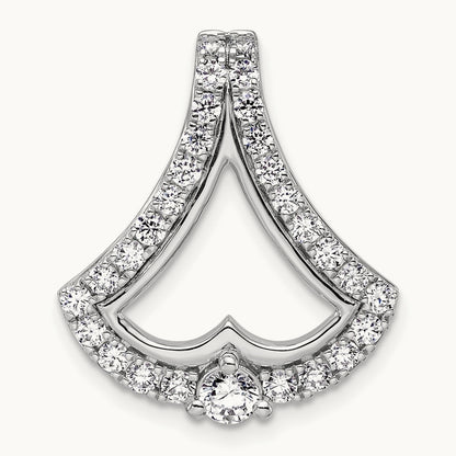Chain Slide Pendant, 1.00 ct tw Lab-Grown Diamond