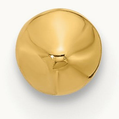 22 Gauge Polished Nose Stud, 14K