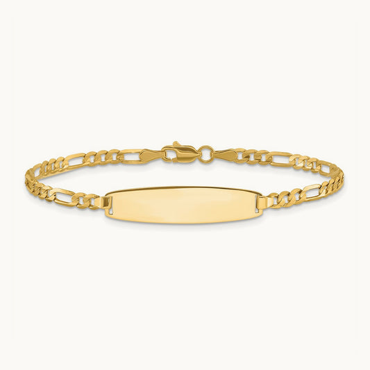 Figaro ID Bracelet, 14K