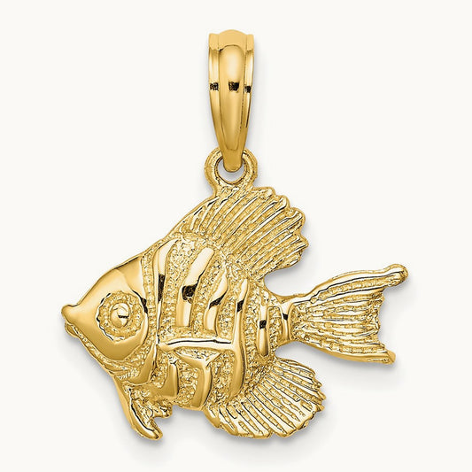 Polished Engraved Fish Charm — photo set