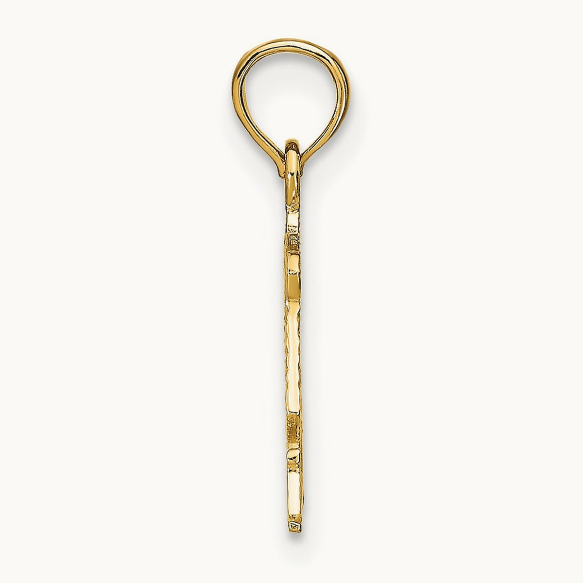 LIBRA Zodiac Charm — 14K Yellow Gold