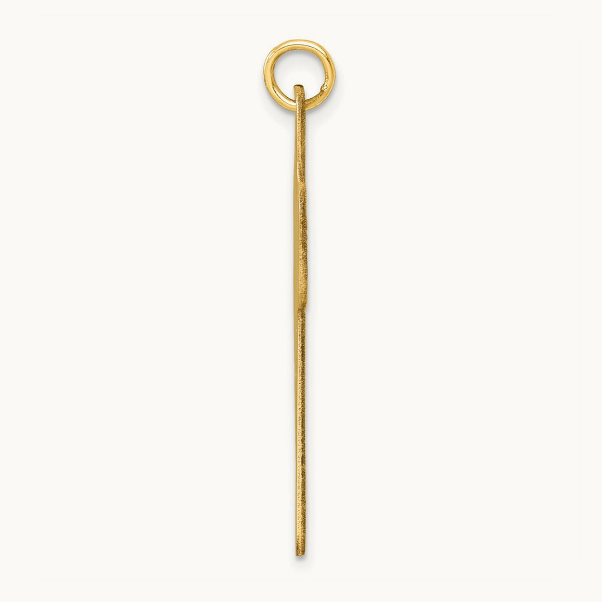 Polished Cross Charm, 14K