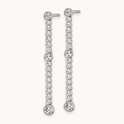 Dangle Post Earrings, 1.00 ct tw Lab-Grown Diamond
