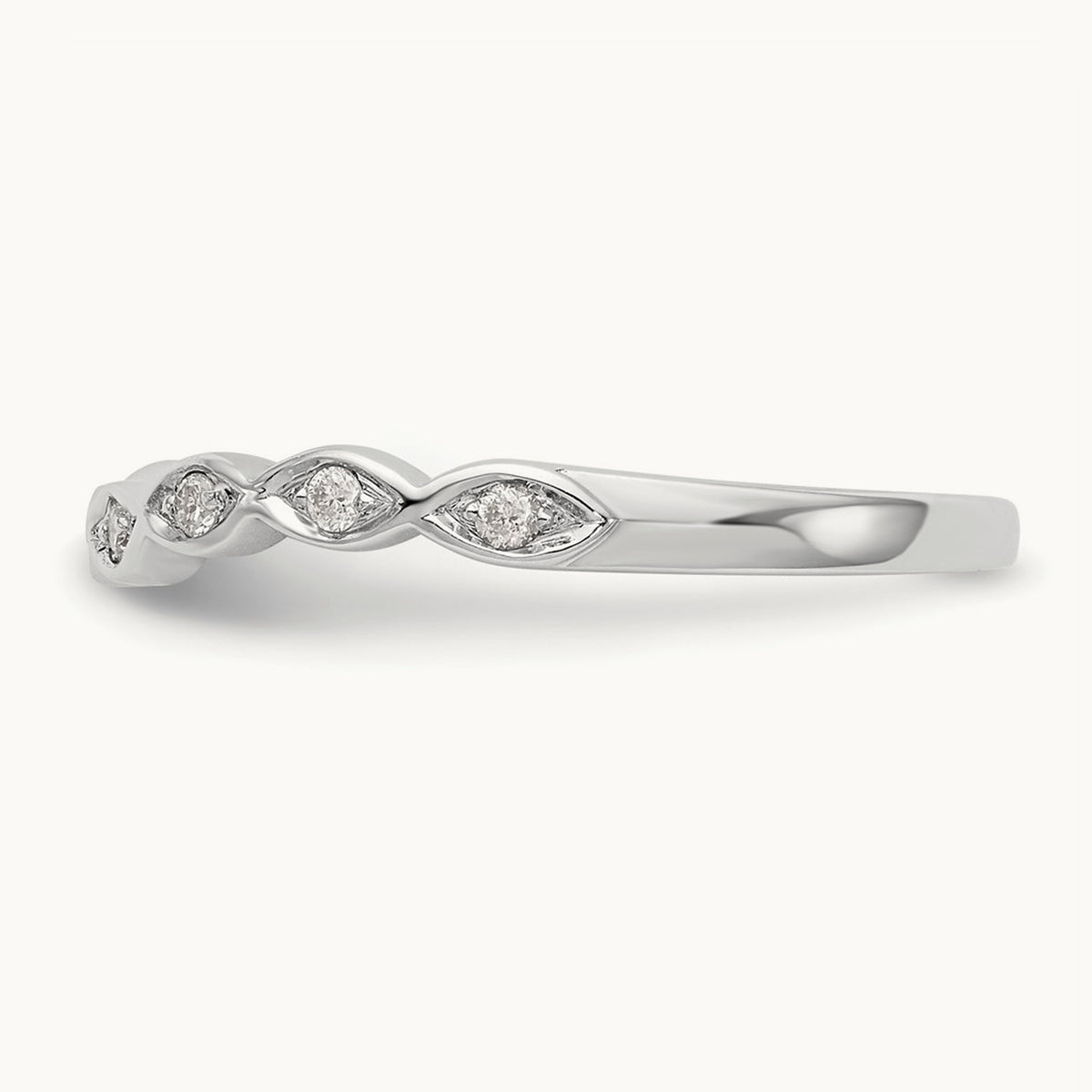 Diamond Band — 14K White Gold, 7