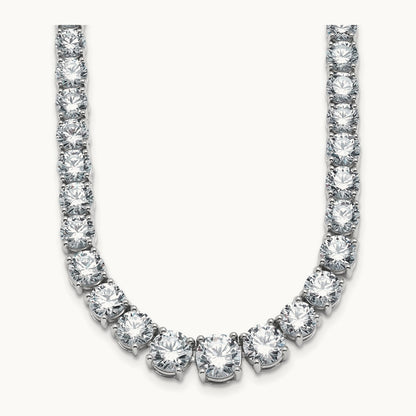 Graduated Tennis Necklace, 40.50 ct tw Lab-Grown Diamond