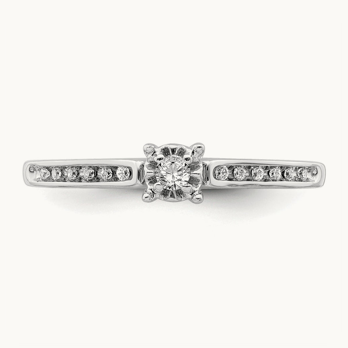 Diamond Ring, 14K White Gold