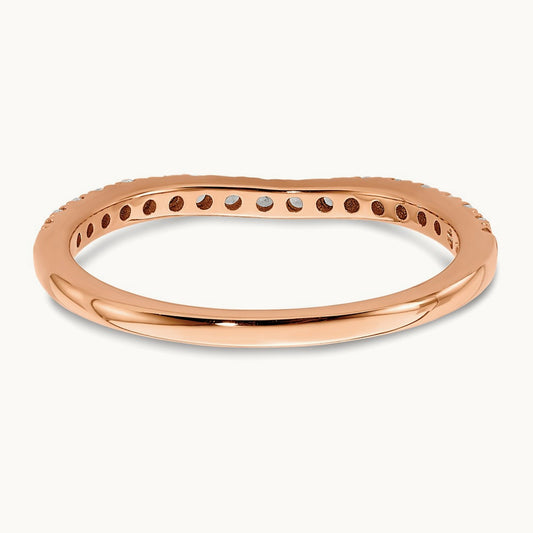 Wedding Band, 0.25 ct tw Lab-Grown Diamond