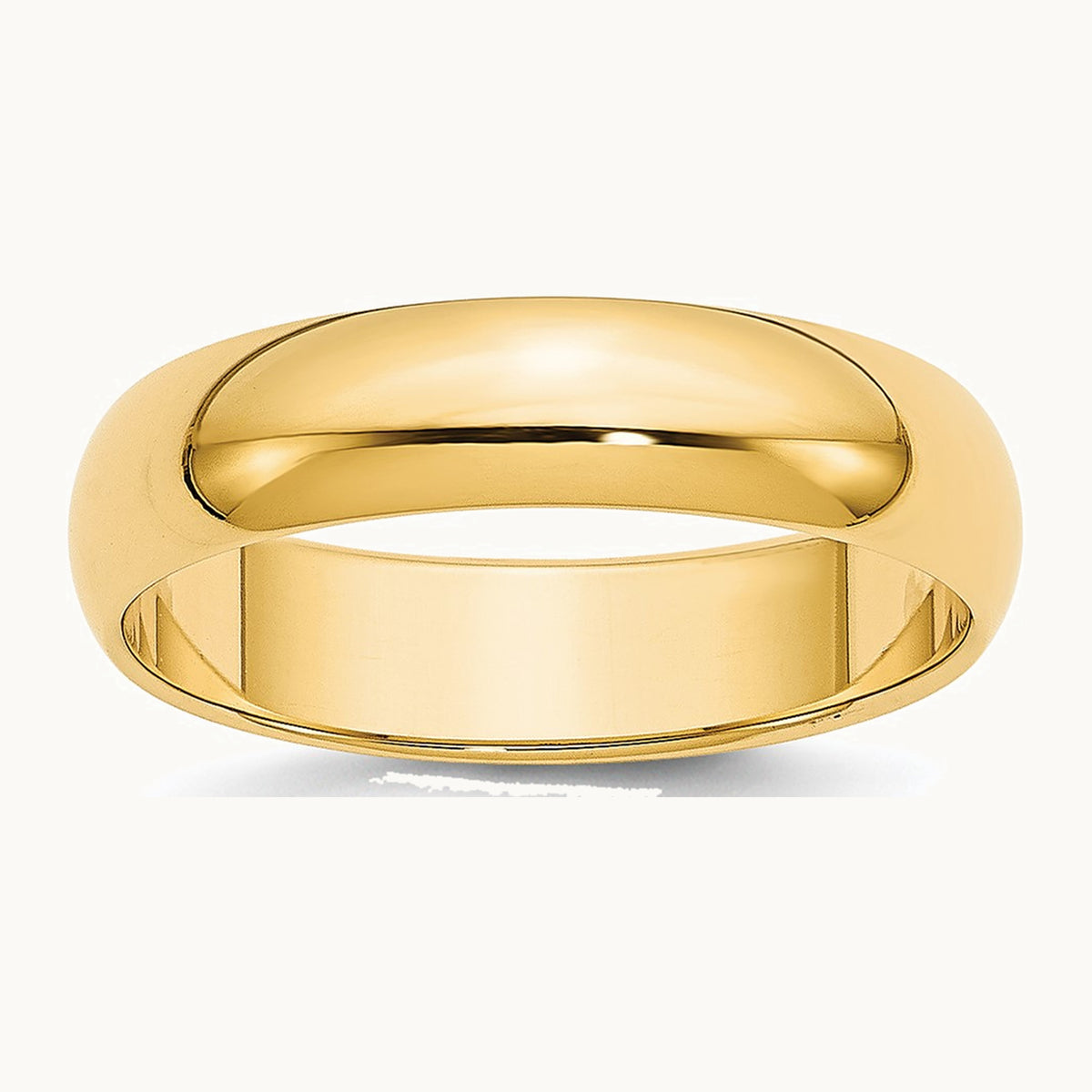 14KY 4.5mm Half Round Band