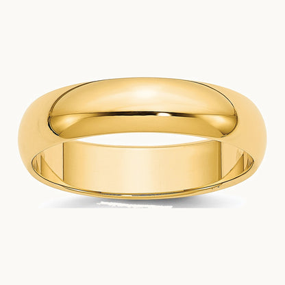14KY 4.5mm Half Round Band