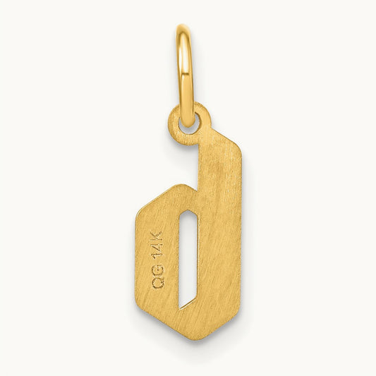Lower case Initial Pendant — B