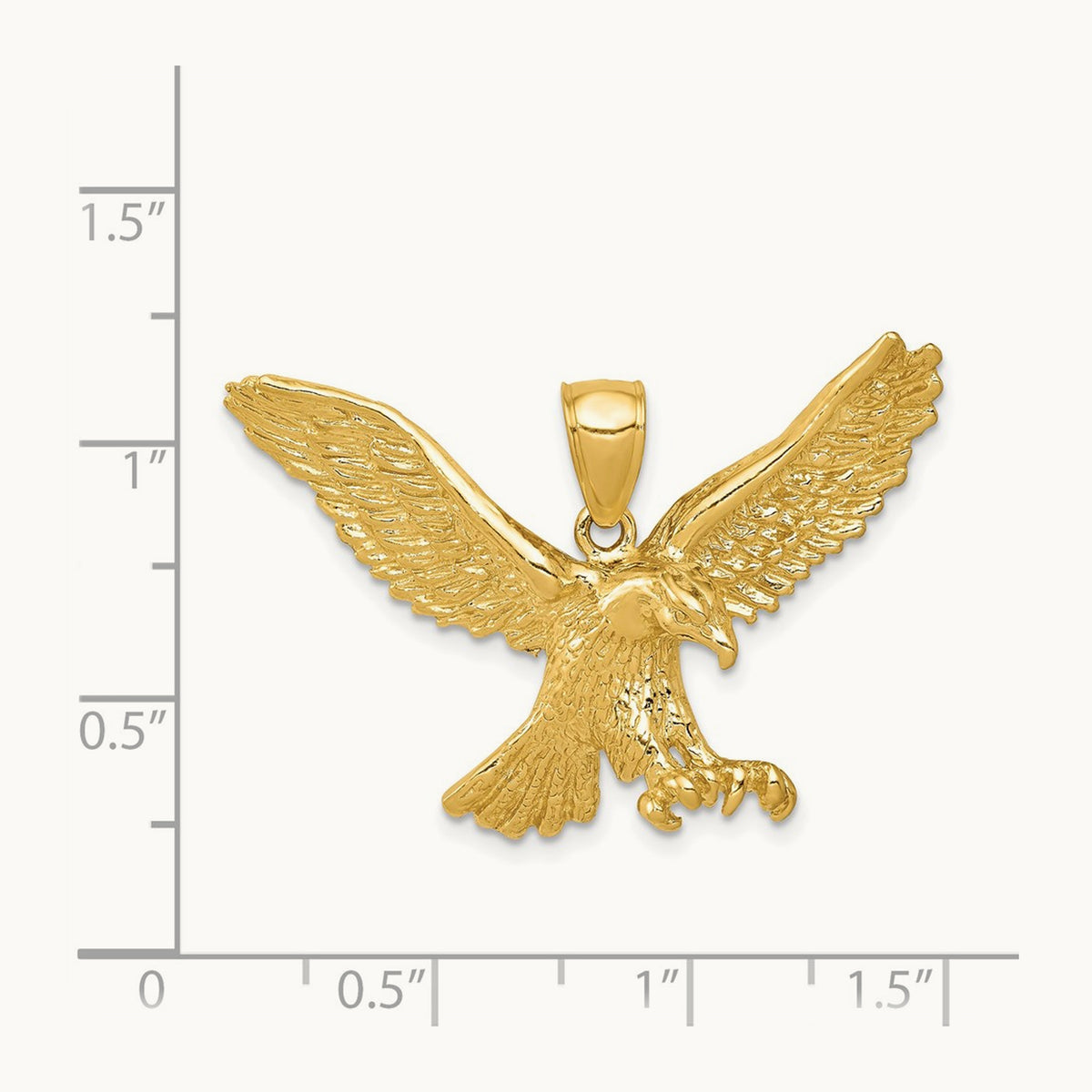 Eagle Pendant, 14K