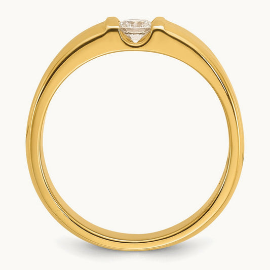 IBGoodman Men's Diamond Complete Ring, 14K
