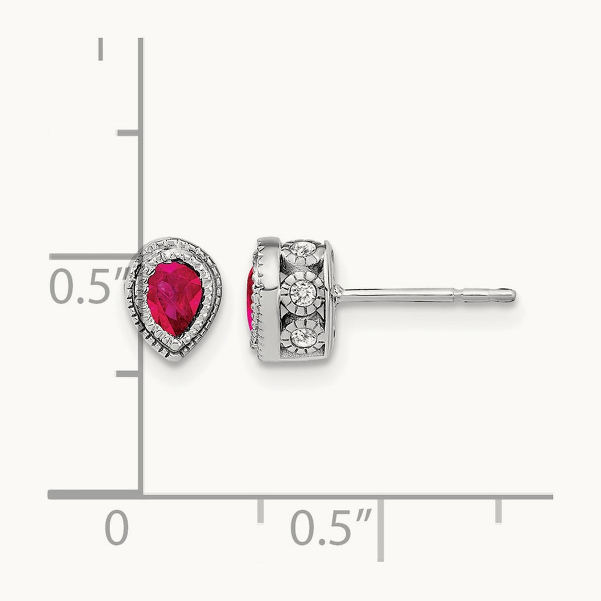 Ruby and Diamond Earrings — photo set