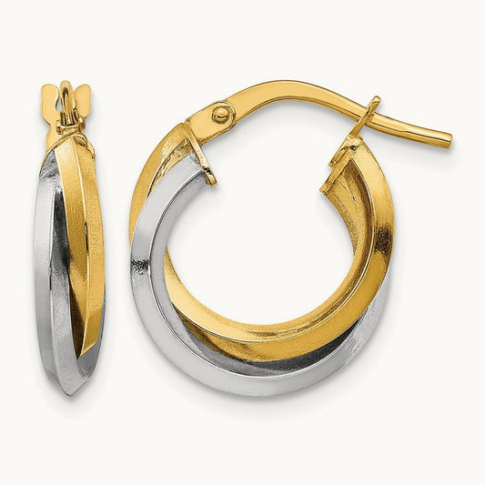 Polished Double Hoops — photo set