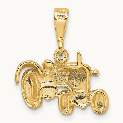 Tractor Pendant, 14K