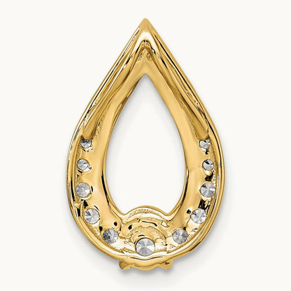Diamond Pendant, 14K Yellow Gold