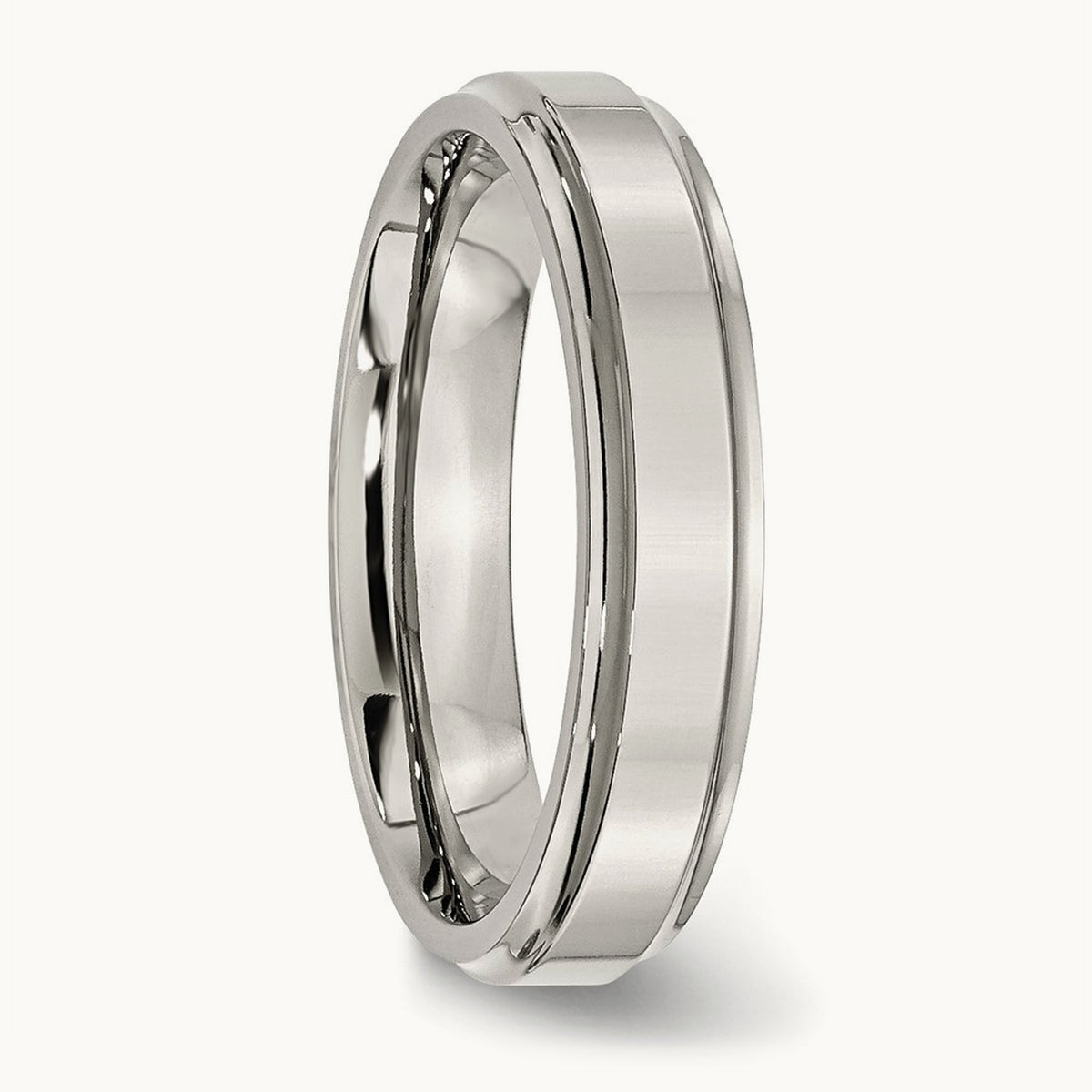 Polished Ridged Edge Band — photo set (2)
