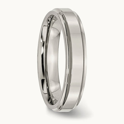 Polished Ridged Edge Band — photo set