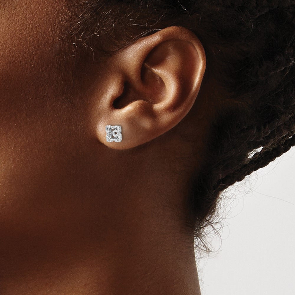 Diamond Earring Jackets — 5.5mm