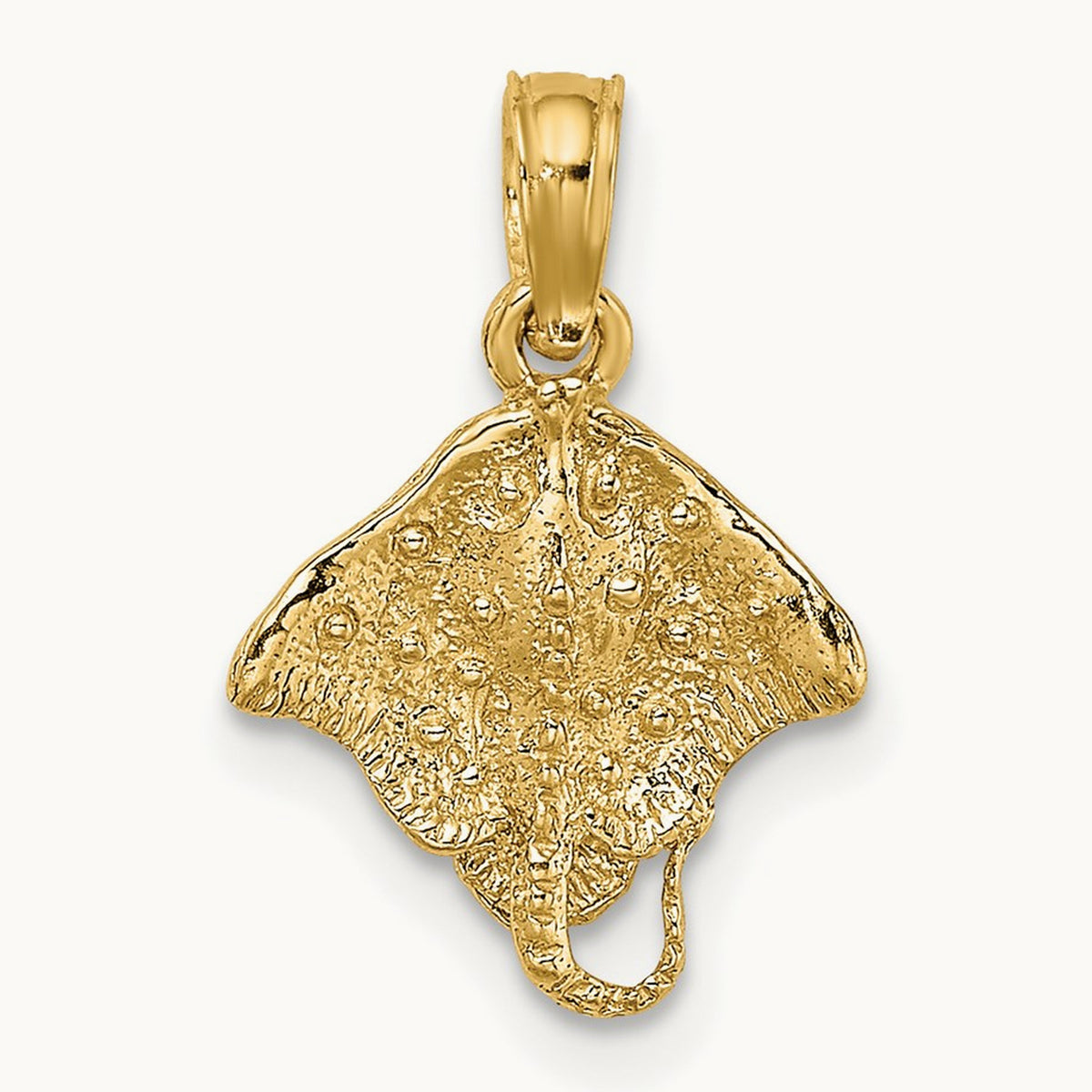 Stingray Charm, 14K