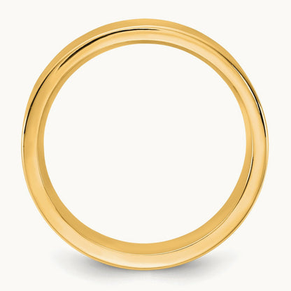 Standard Flat Comfort Fit Band, 5.5mm, 10K Yellow Gold