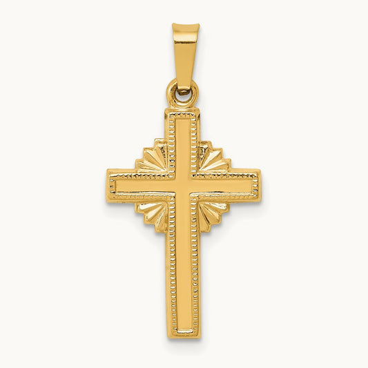Polished Celtic Cross Pendant — photo set