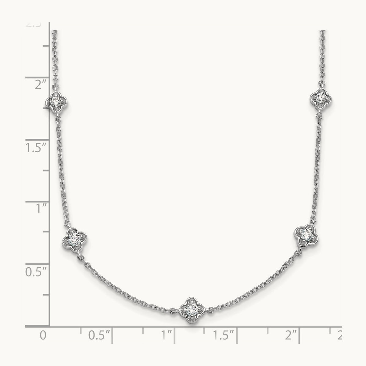 Diamond Multi Station Necklace