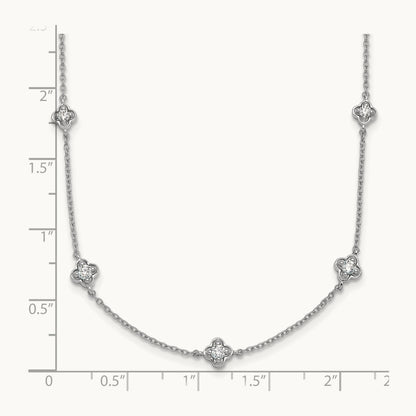 Diamond Multi Station Necklace