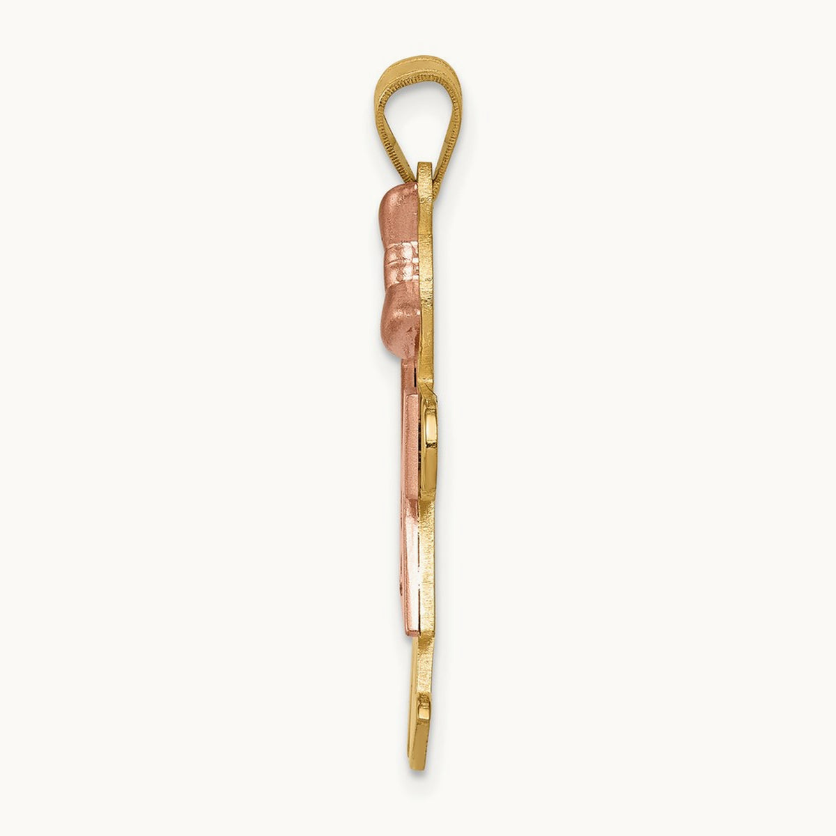 AA Diamond Kid Pendant, 14K Two-tone