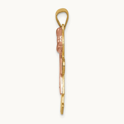 AA Diamond Kid Pendant, 14K Two-tone