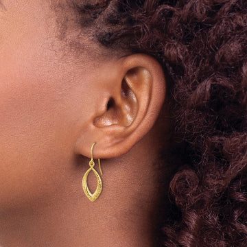Diamond Cut Dangle Earrings — photo set
