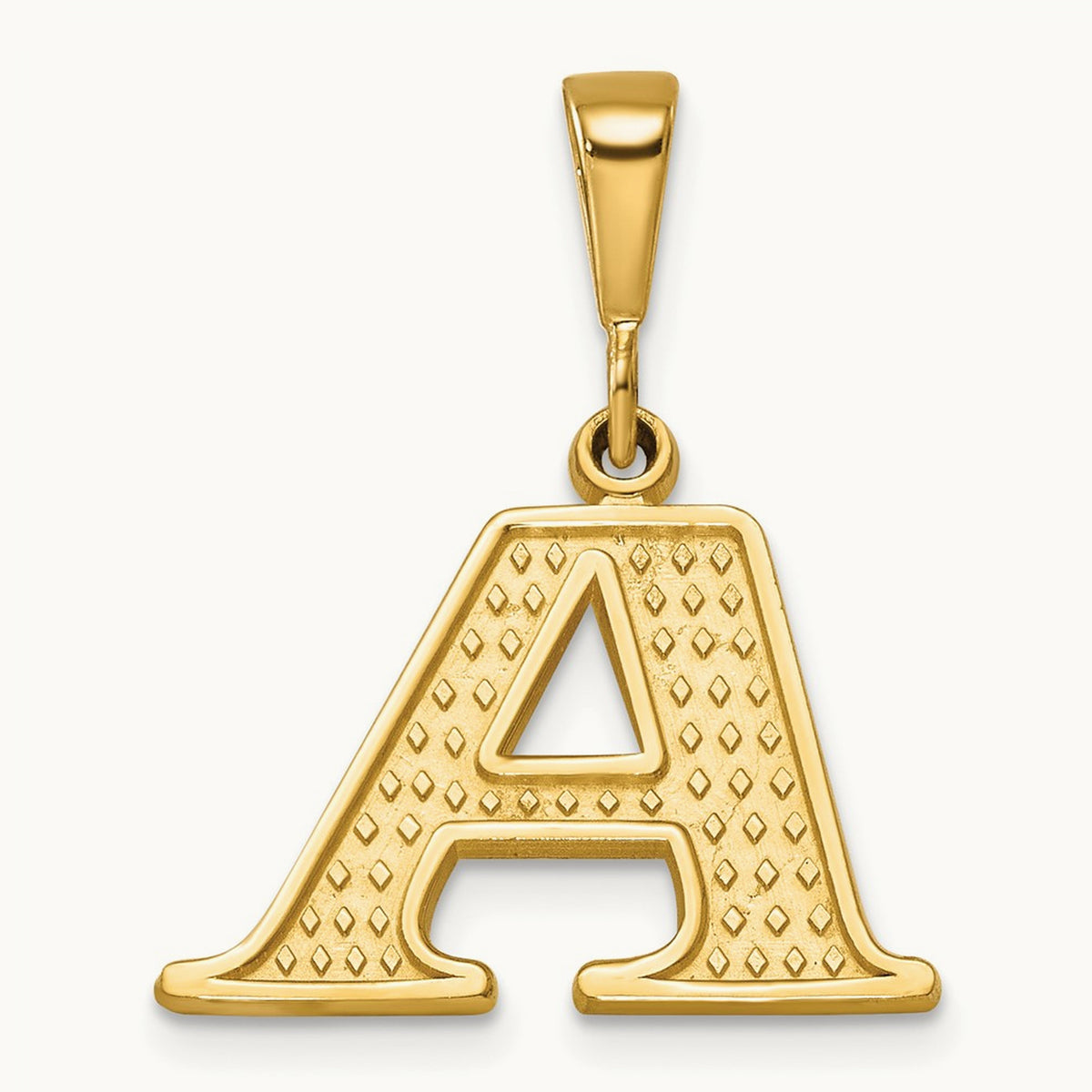 Textured Charm, 14K