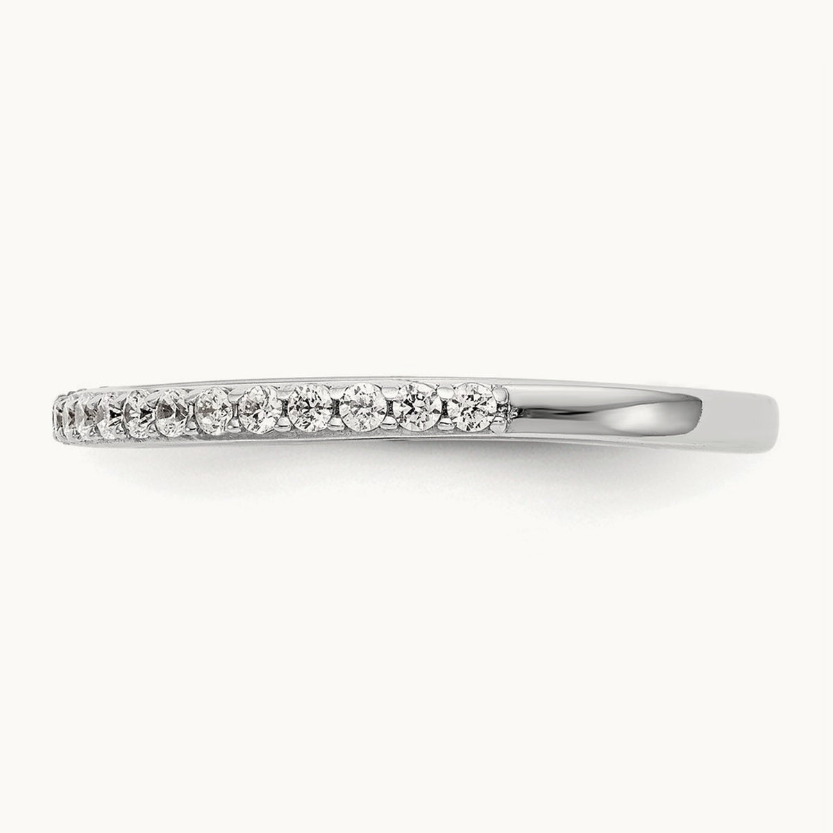 Diamond Band, 14K White Gold