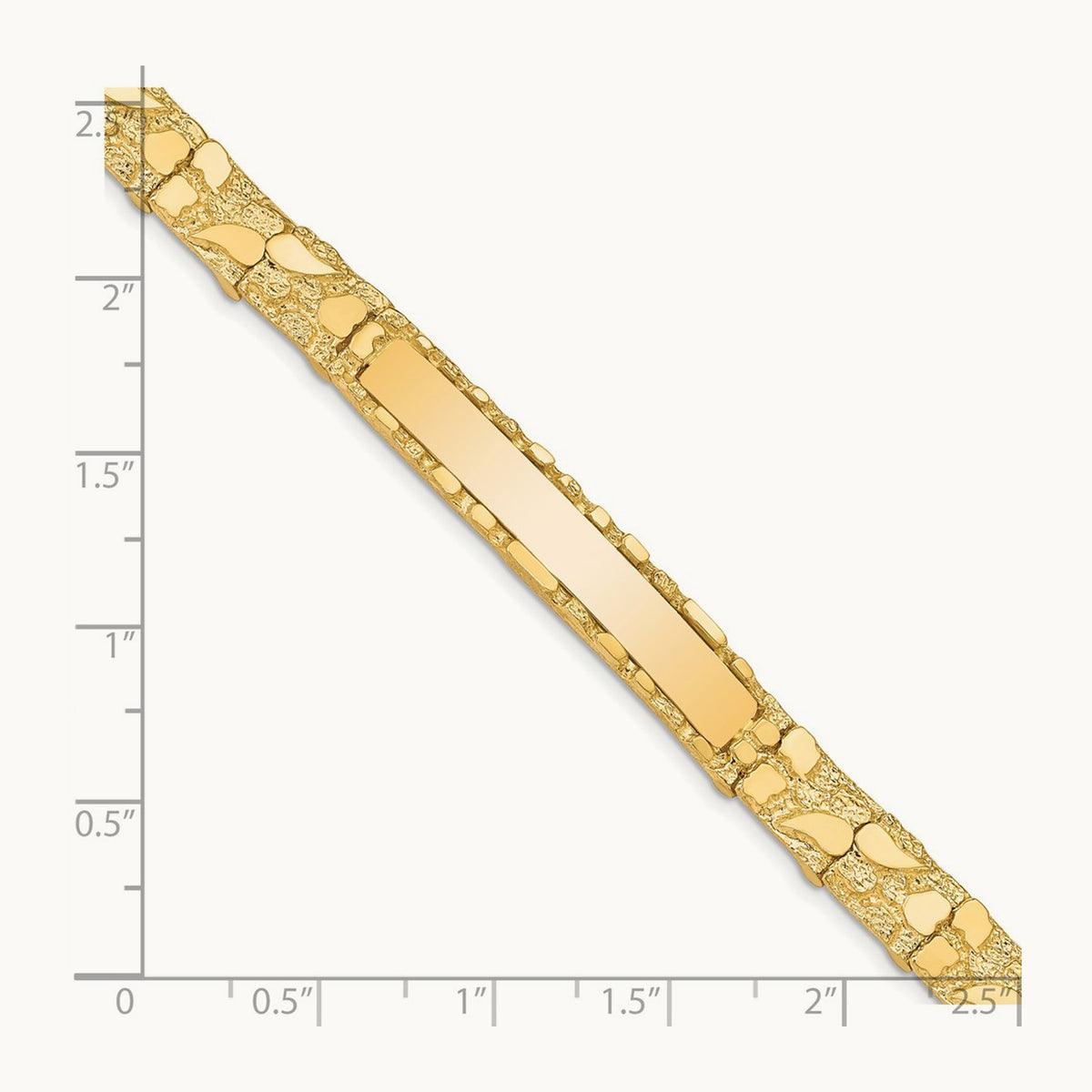 Nugget ID Bracelet — 7mm, 7mm
