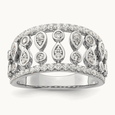 Fashion Ring, 0.75 ct tw Lab-Grown Diamond