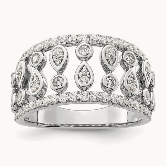 Fashion Ring, 0.75 ct tw Lab-Grown Diamond