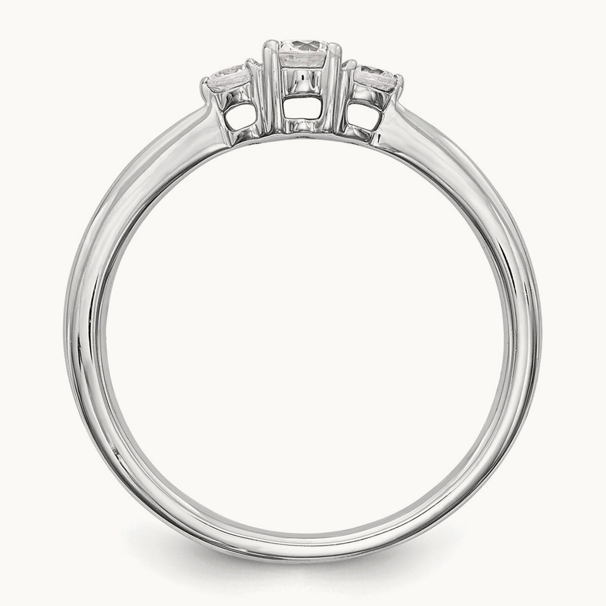 First Promise Complete Diamond Promise/Engagement Ring, 14K White Gold