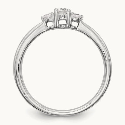 First Promise Complete Diamond Promise/Engagement Ring, 14K White Gold