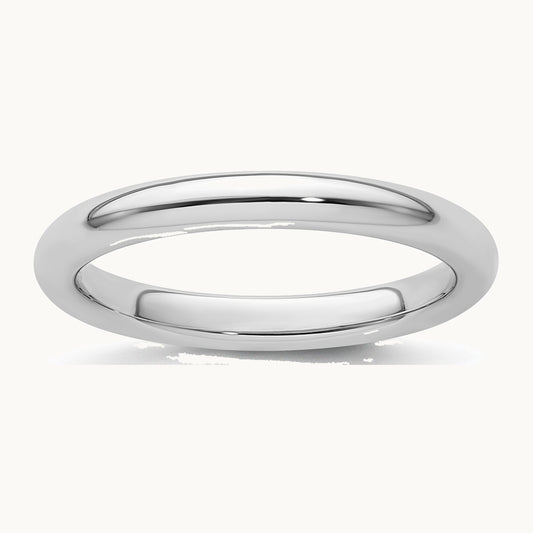 Platinum 2.5mm Comfort-Fit Wedding Band