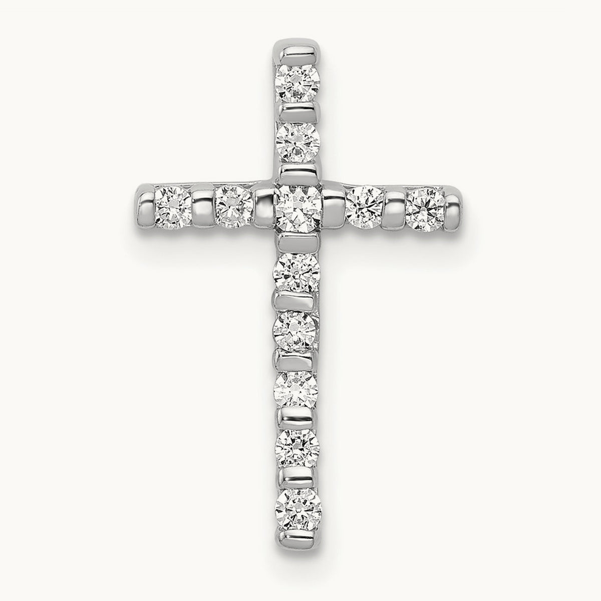 1/4ct. Diamond Cross Chain Slide — photo set