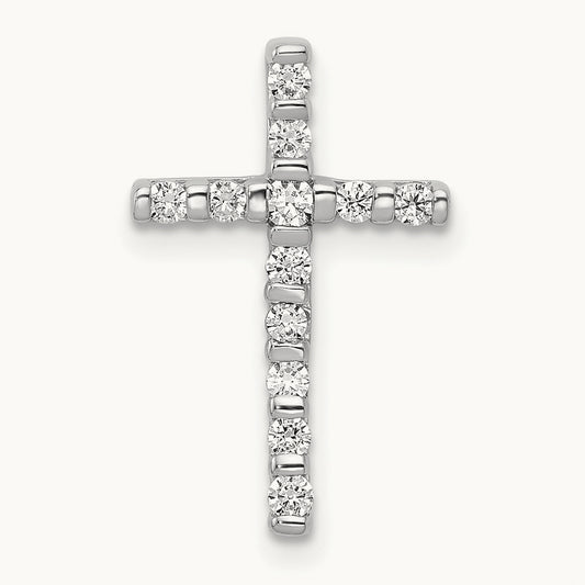 1/4ct. Diamond Cross Chain Slide — photo set