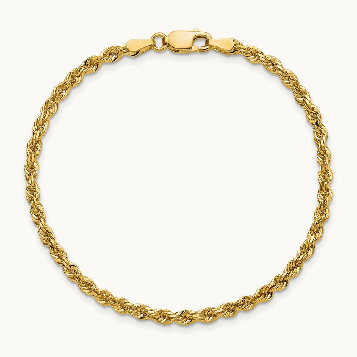 Diamond-cut Rope Chain — 3.0mm